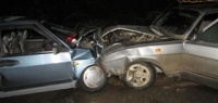 Шесть человек получили травмы в лобовой аварии в Шатковском районе